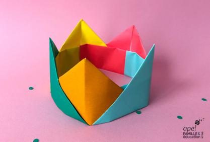 Couronne en origami
