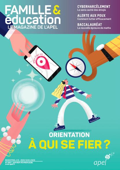 Couverture de Famille & éducation, le magazine de l'Apel n°560