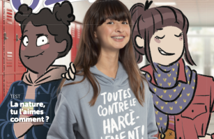 Couverture magazine Julie contre le harcèlement