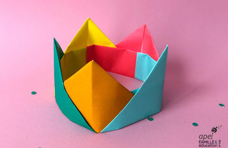 Couronne en origami