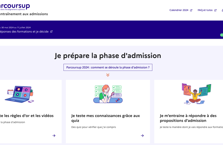 Parcoursup entrainement