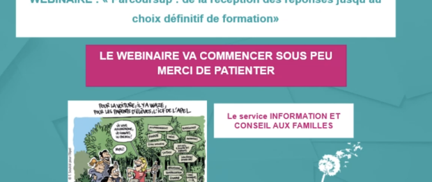 webinaire Parcoursup 24 mai 2023